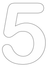 Coloring-Pages-of-Number-5